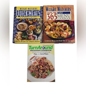 * Weight Watchers Cookbook Trio: quick meals 365 menu cookbook flex & core plan